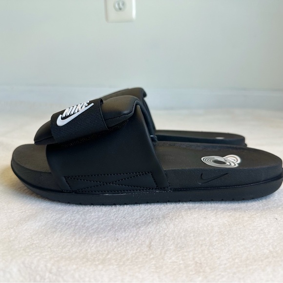 Nike NEW in BOX OffCourt Women’s Adjust Slide Black White, size 10 - Picture 10 of 16